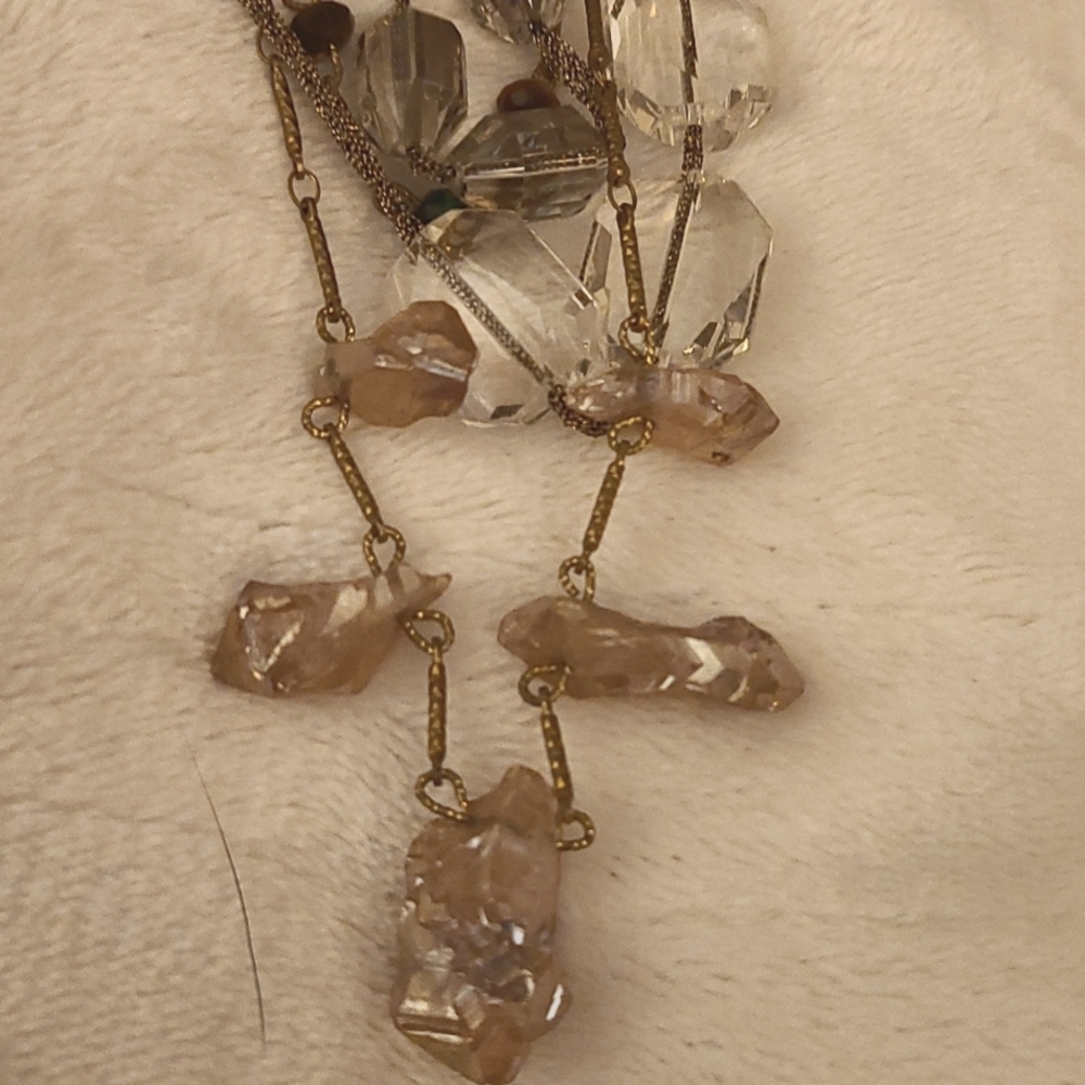 Anthropologie multi strand necklace